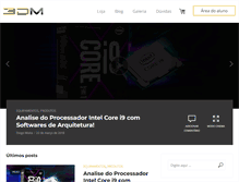 Tablet Screenshot of blog.3dm.com.br